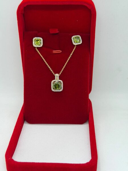 Parure Bijoux Émeraude Éclatante