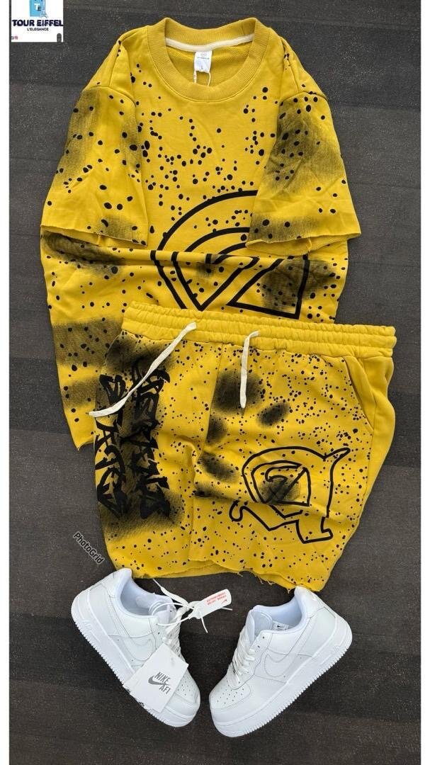 Ensemble T-shirt et Short Mode