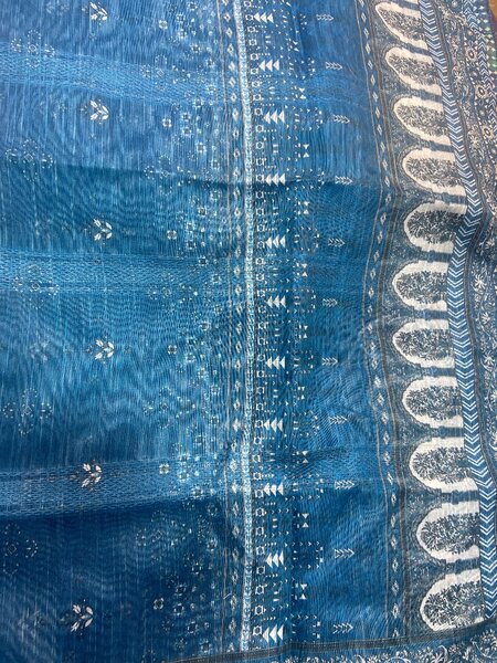 Khadi printed dopata