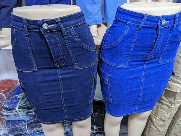 Ladies jeans skirt available