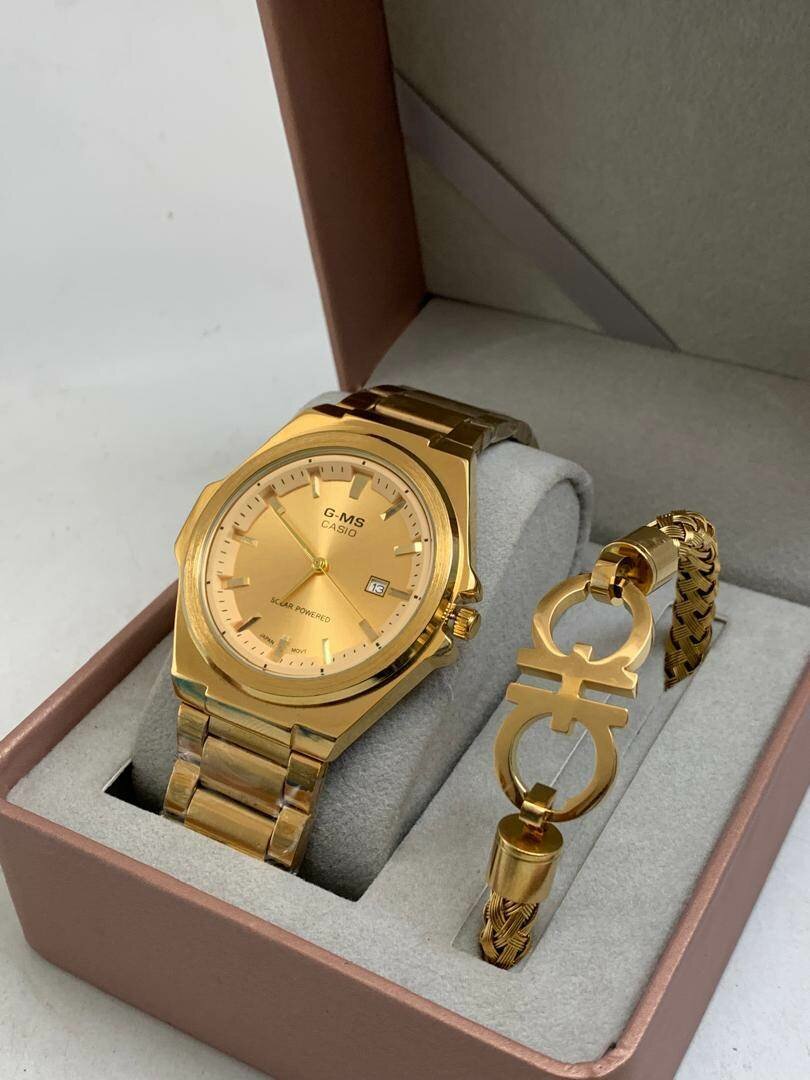 Watch and bracelet set