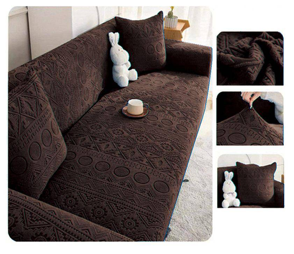 Brown Patterned Sofa Covers