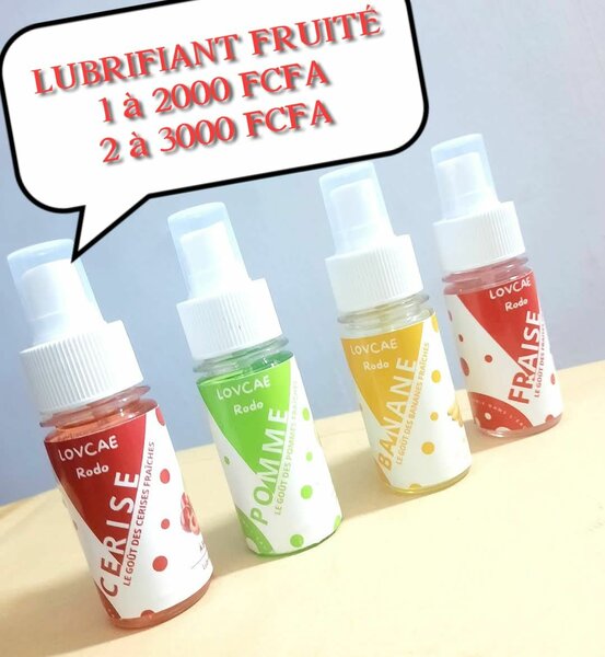 LUBRIFIANT FRUITÉS COMESTIBLE