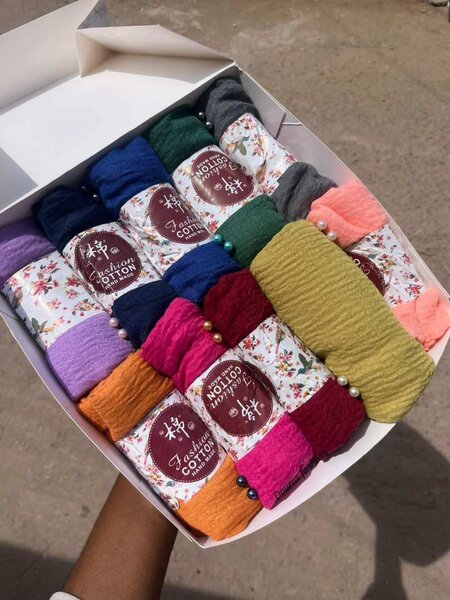 Box voile en cotton