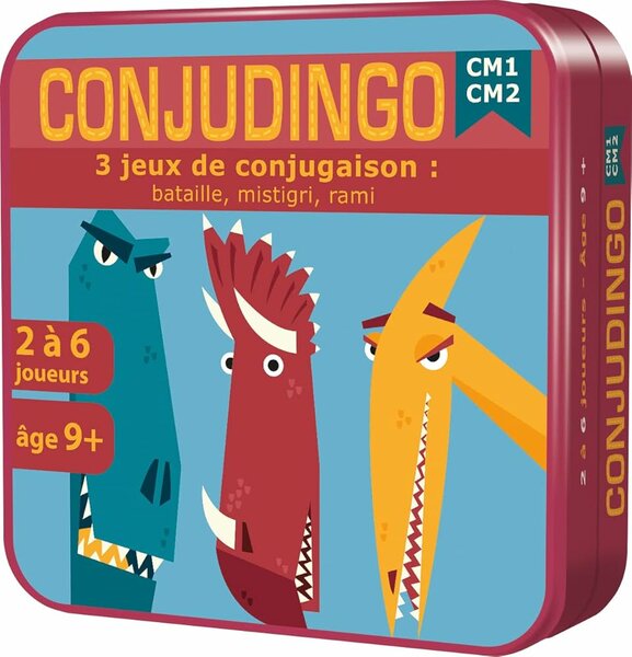 Conjudingo - Jeu de conjugaison pour enfants de 9 ans et +