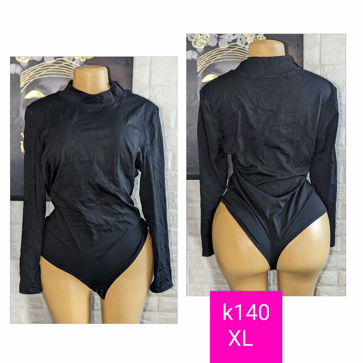 Beautiful, high-quality and comfortable women's bodysuit black