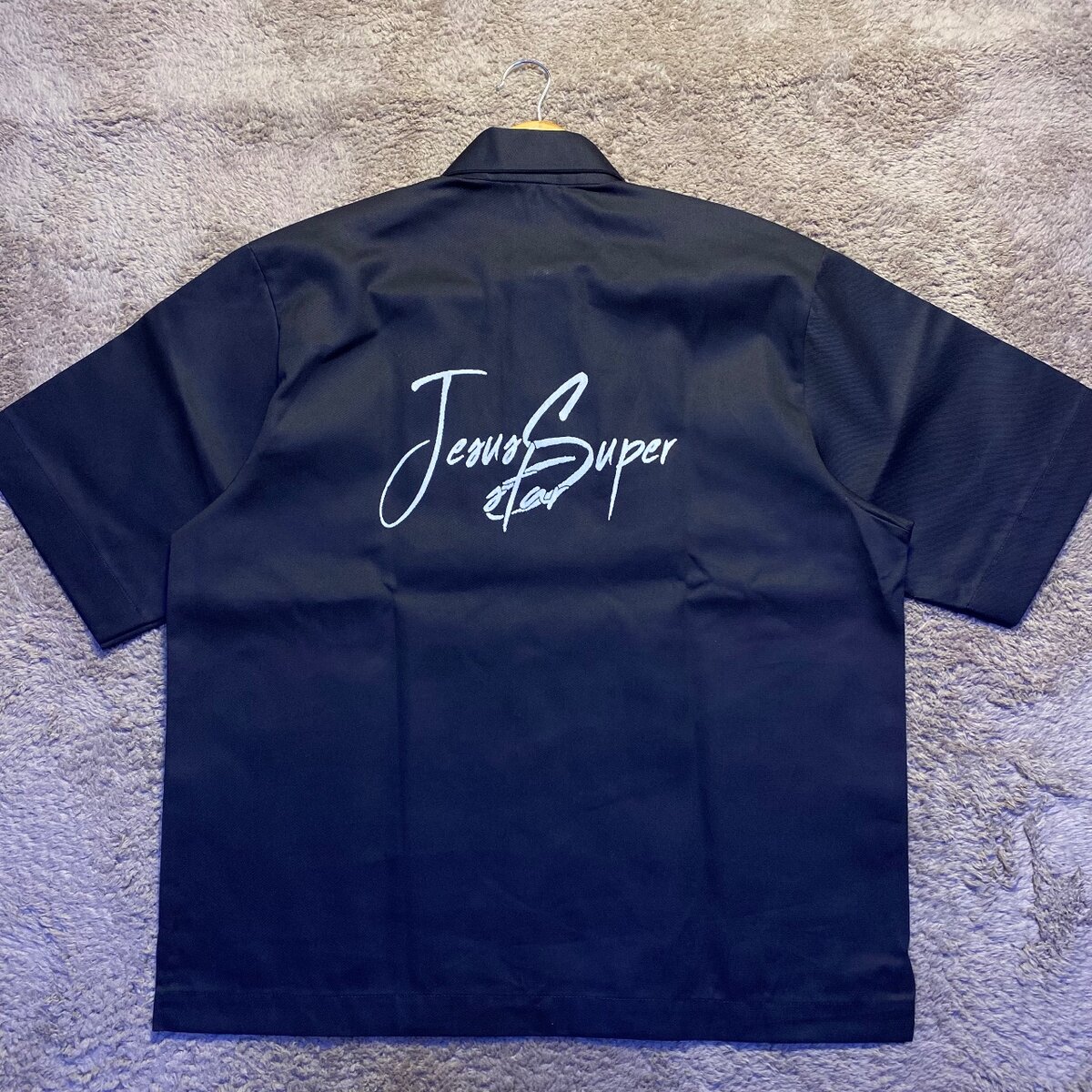 Chemise Noire JÉSUS SUPER STAR