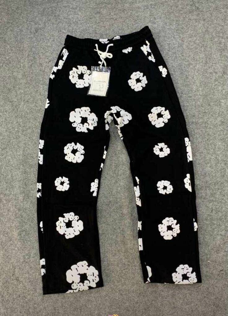 Pantalon à motifs floraux homme
