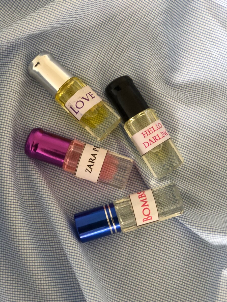 Undiluted perfume oils in all sizes