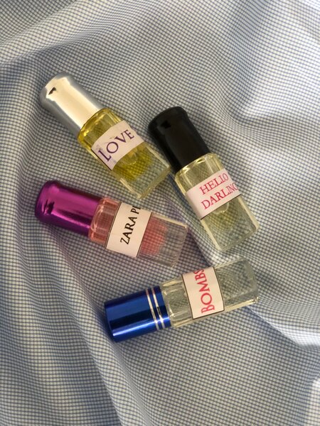 Undiluted perfume oils in all sizes