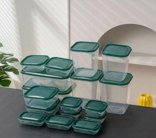 Ensemble de boîtes de conservation alimentaires