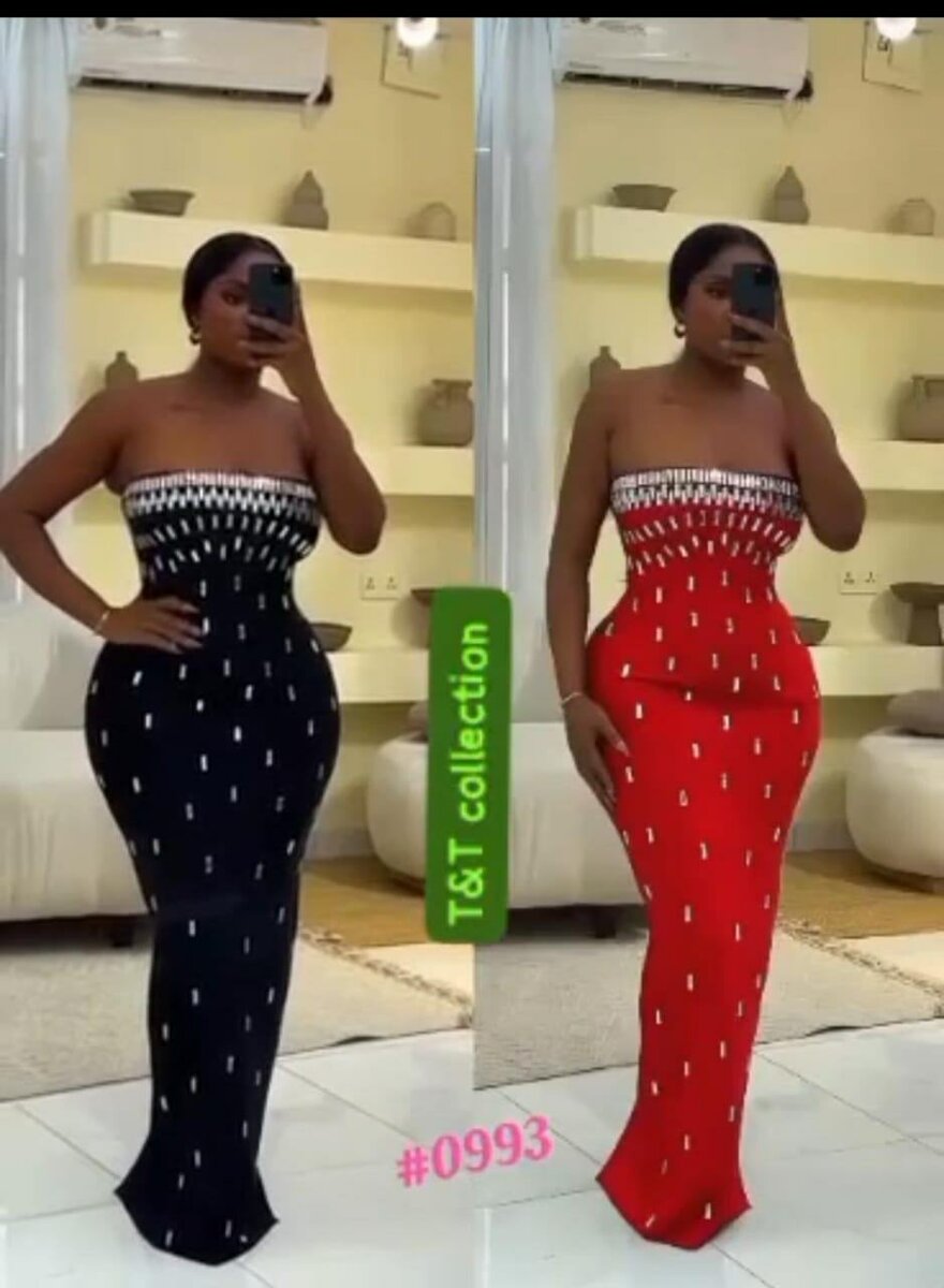 Robe longue élégante bustier