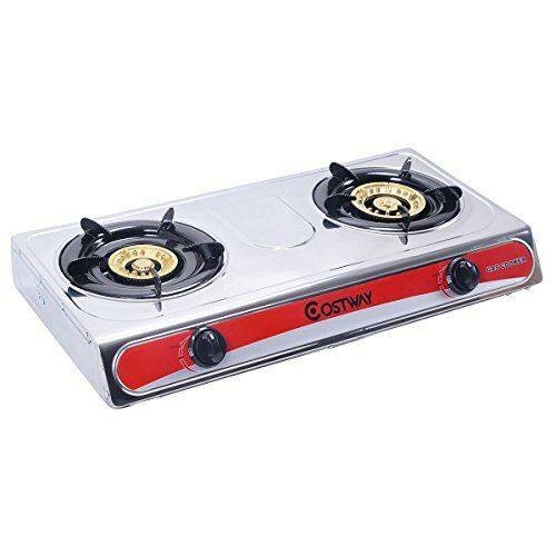 Double burner stove