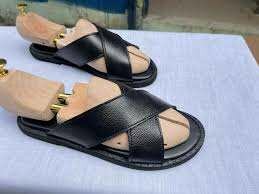 Sandales en cuir confort