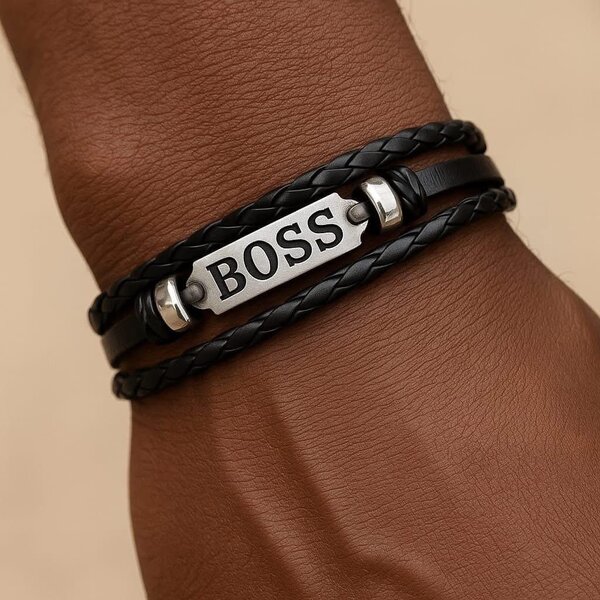 Bracelet en cuir homme