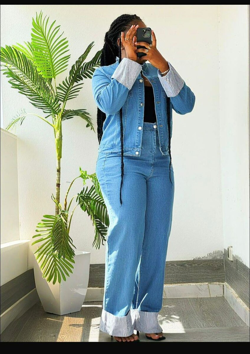 Ensemble en Jean Tendance