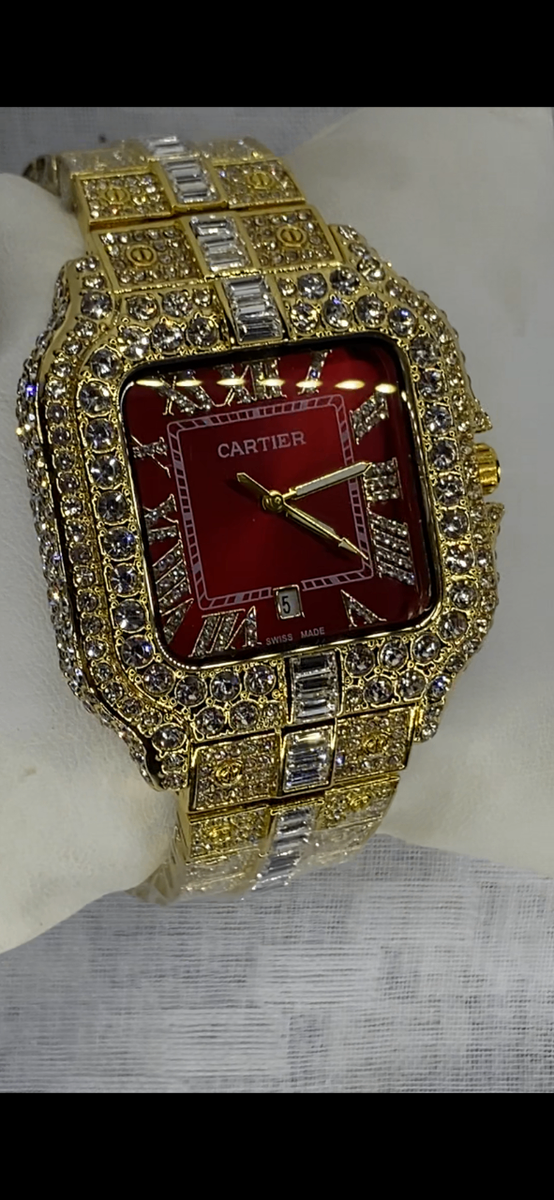 Cartier stones red face
