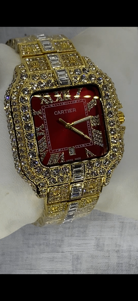 Cartier stones red face