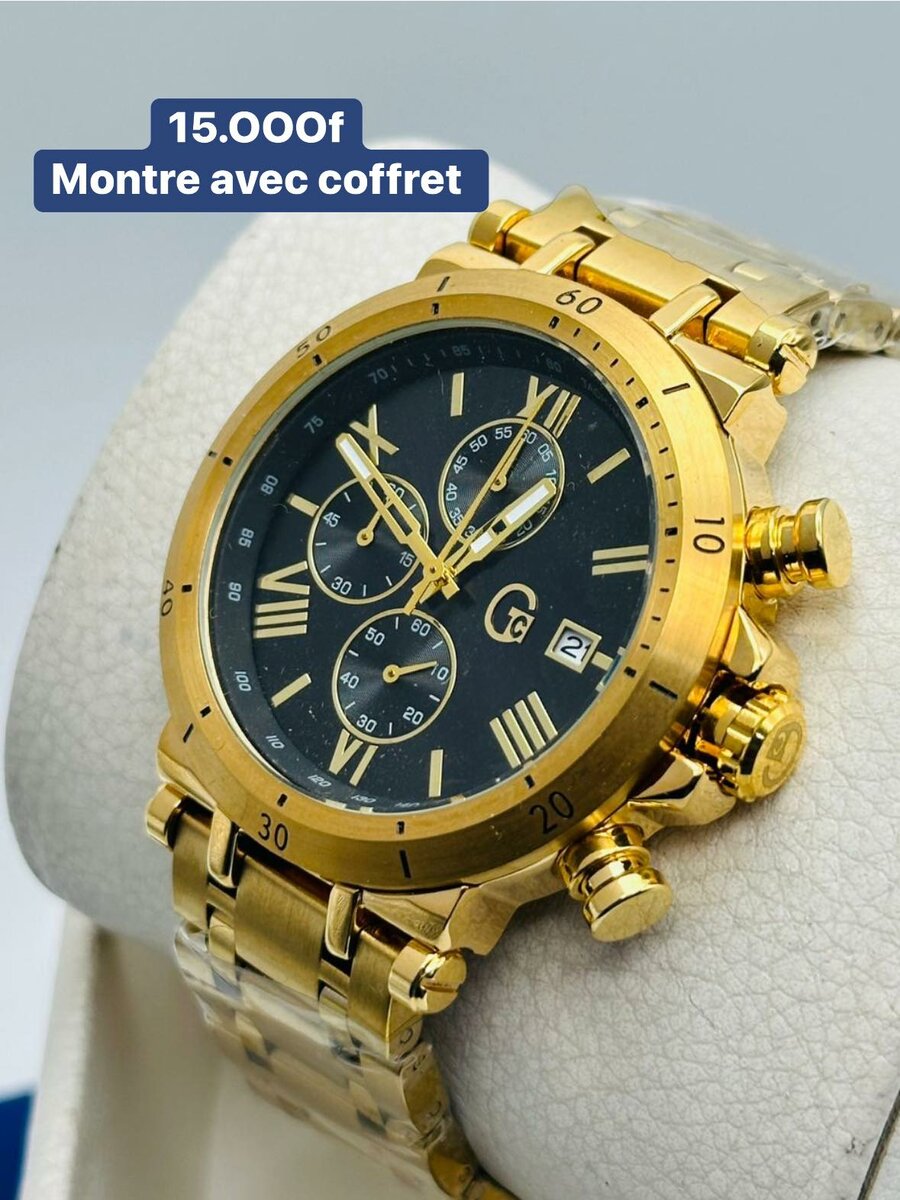 montre-bracelet CG noir