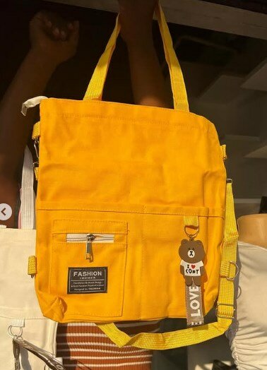tote bags yellow
