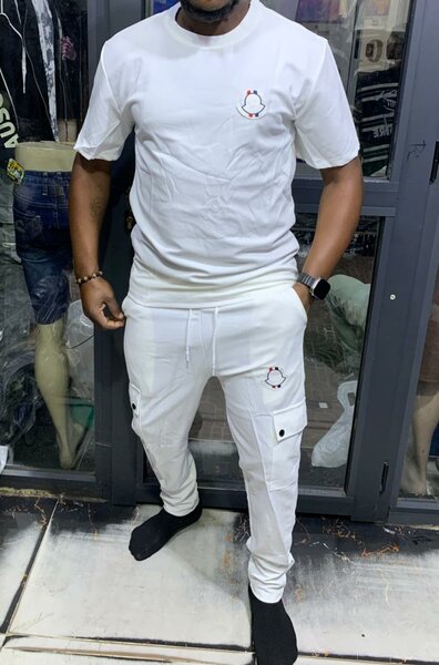 Ensemble de Jogging Blanc Homme
