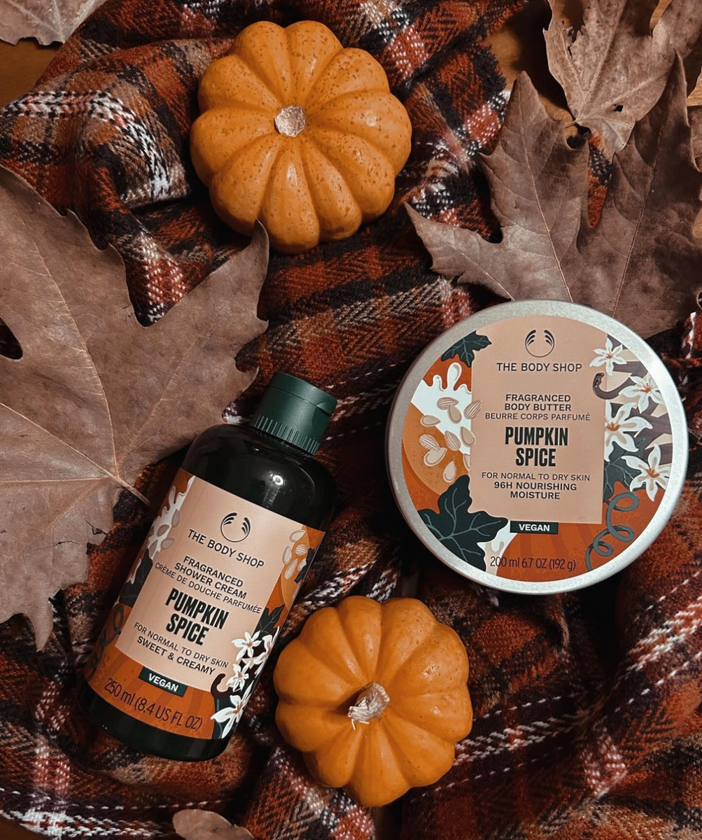 THE BODY SHOP PUMPKIN SPICE SHOWER CREAM