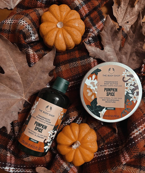 THE BODY SHOP PUMPKIN SPICE SHOWER CREAM