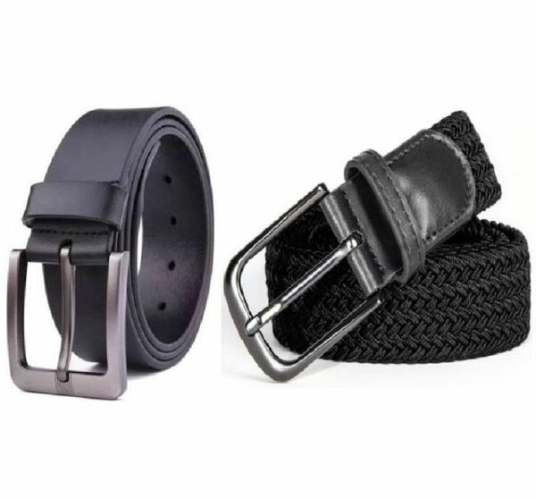 Ceinture en cuir élégante homme