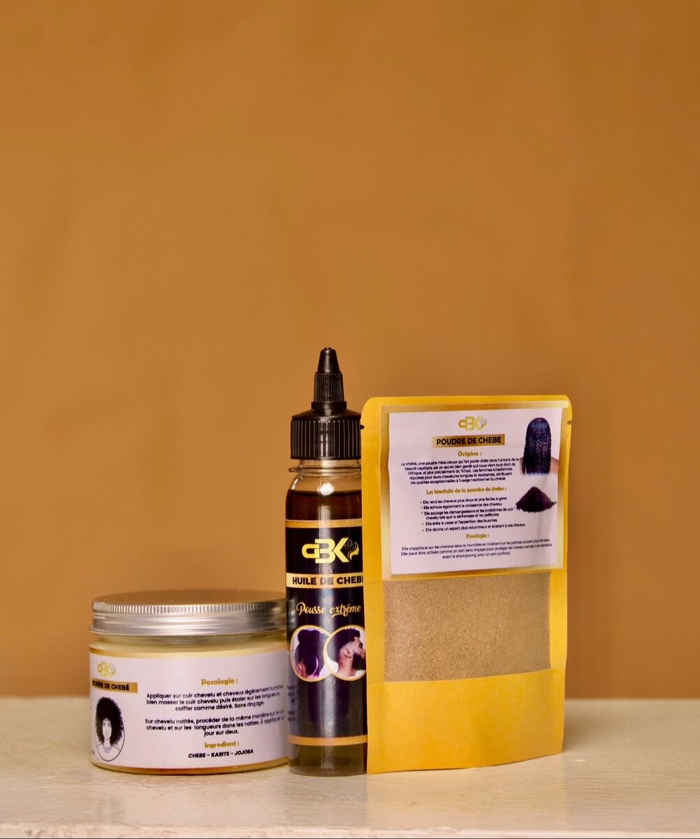 Ensemble soins capillaires naturels