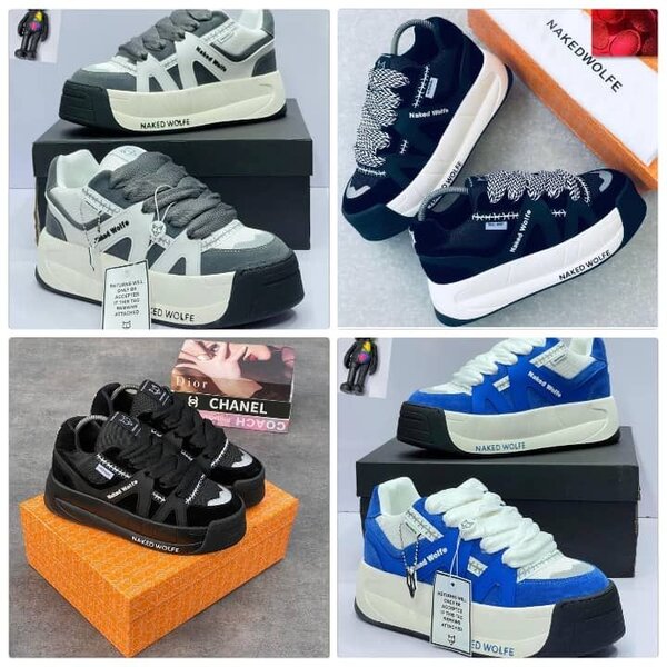 Chaussures Naked Wolfe colorées