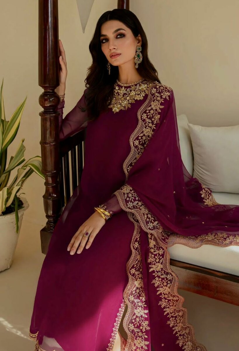 New pure chiffon stitch 3 pc dc free