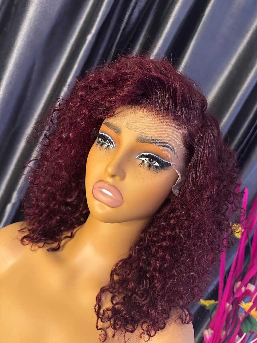 Cambodian burgundy curls