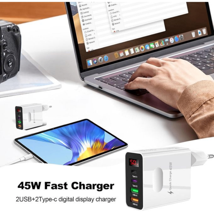 Chargeur ultra rapide 45W