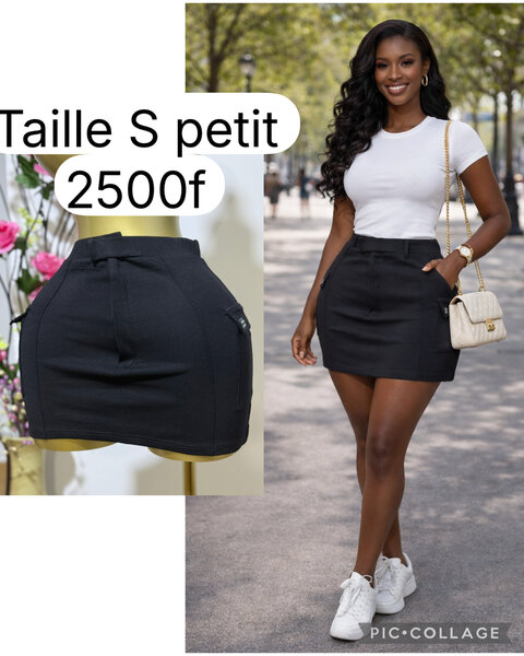 Mini jupe noire taille S
