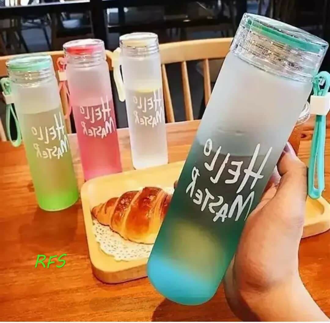 Bouteille d'eau "Hello Master"