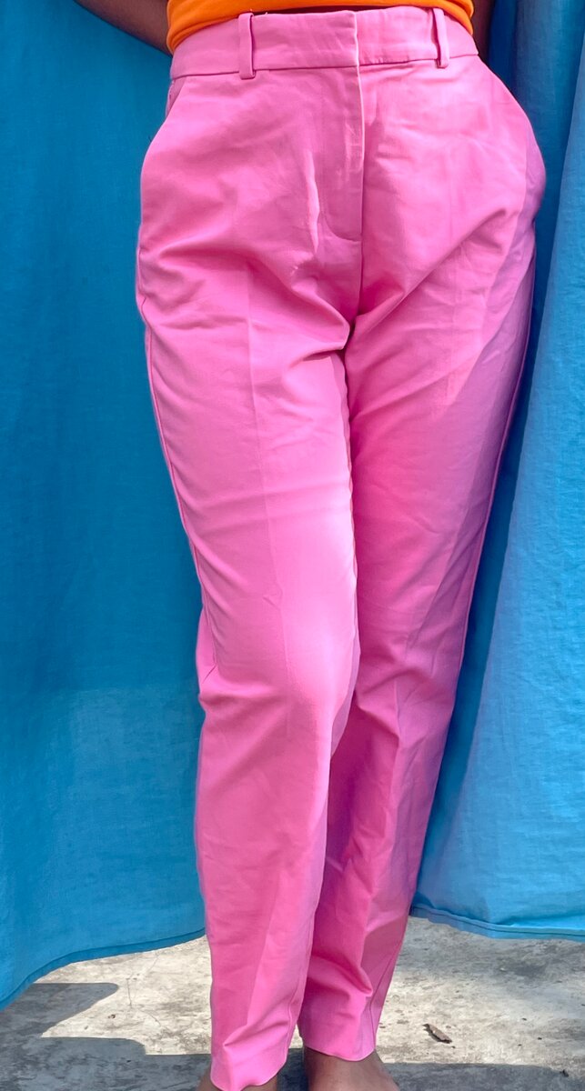 Pantalon rose vif élégant