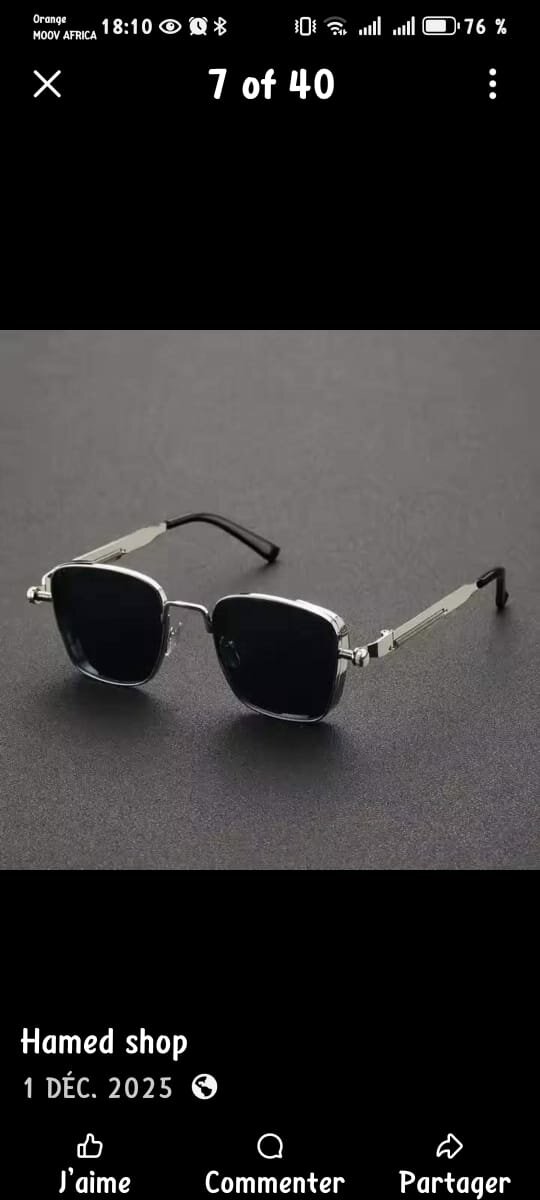 Lunettes de soleil élégantes