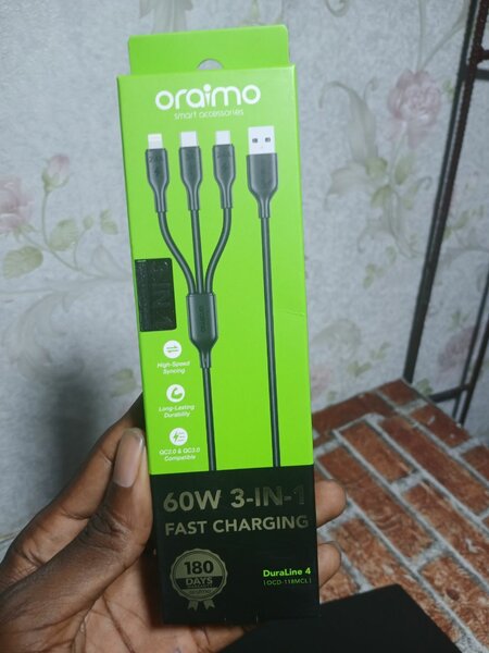 Câble 3-en-1 Oraimo 60W