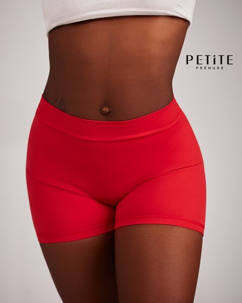 Split bum booty shorts