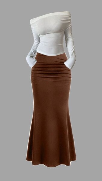 Jupe longue élégante femme