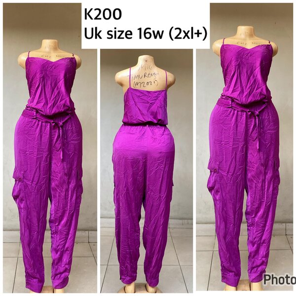 jumpsuit purple