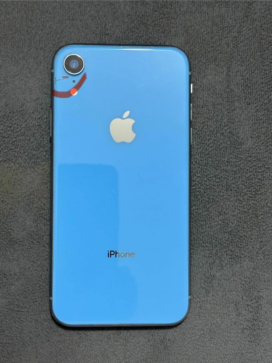 iPhone Xr bleu