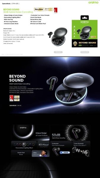 Oraimo Écouteurs ANC