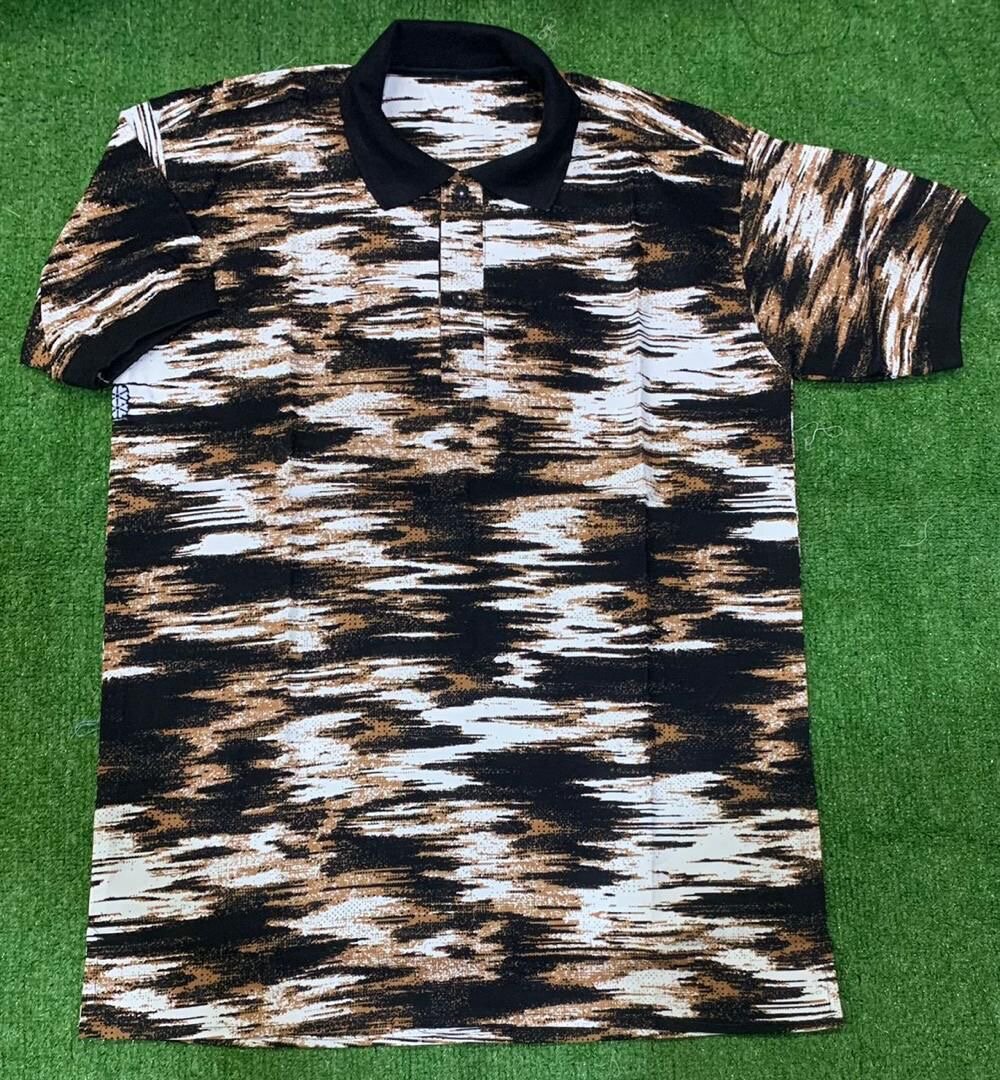 Polo à motifs ethniques