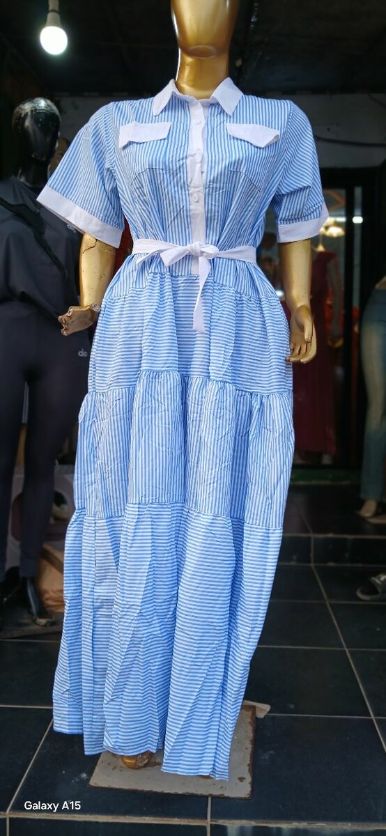 Robe Chemise Maxi Élégante