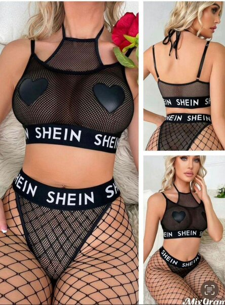 Ensemble lingerie ajourée