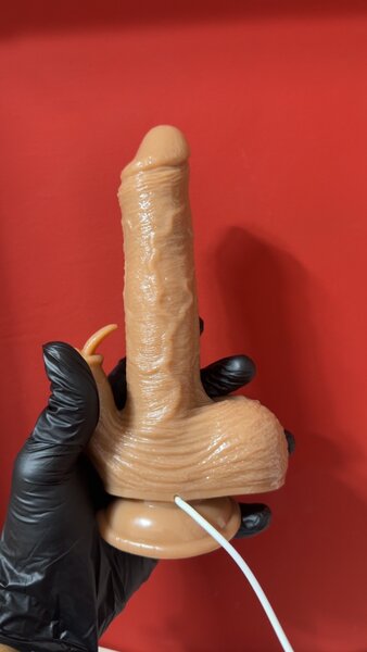 Vibromasseur télescopique automatique