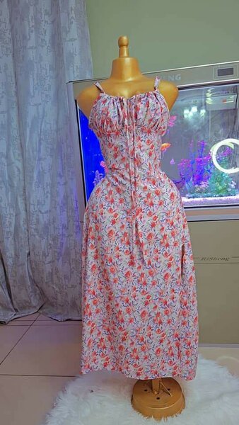 Robe Maxi Fleurie Été