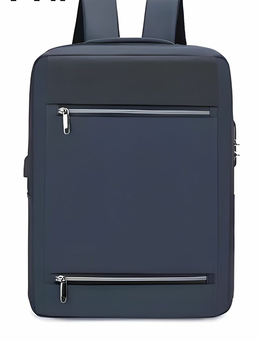 Double Zipped Laptop Backpack with USB port