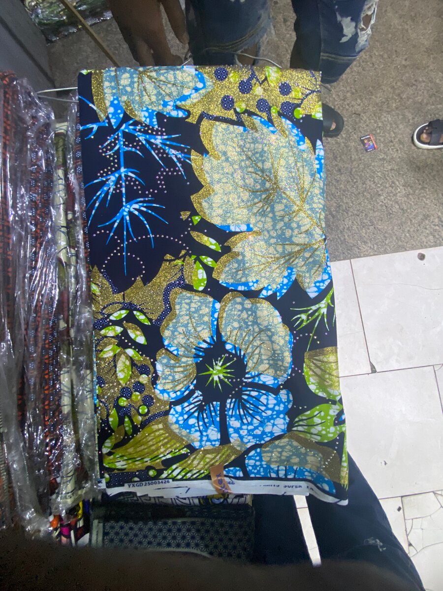 Tissu Africain en Wax Floral